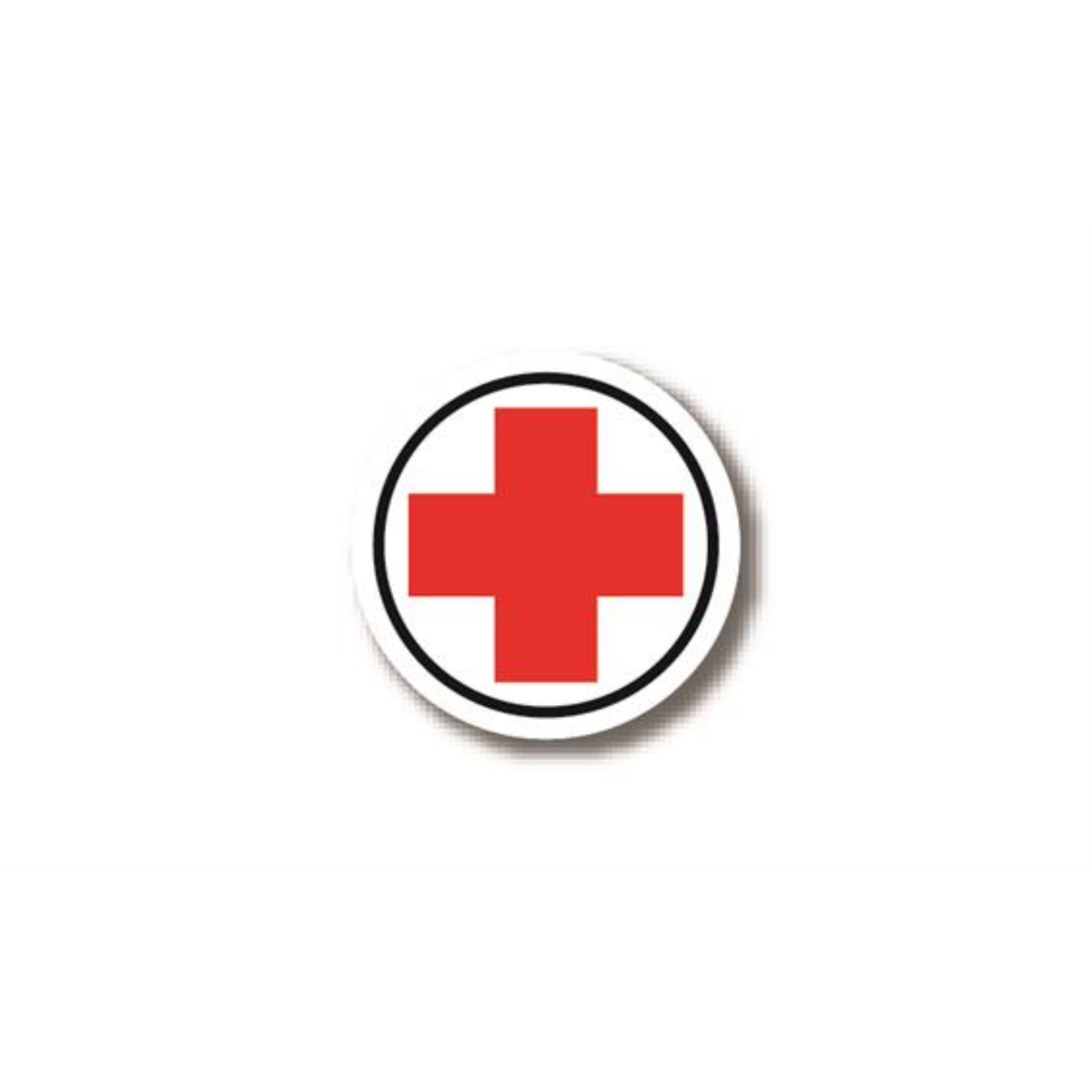 32" CIRCLE SIGNS - Circle Sign - (First Aid Cross) - DSV-SIGN 1024 #3084 -UEN