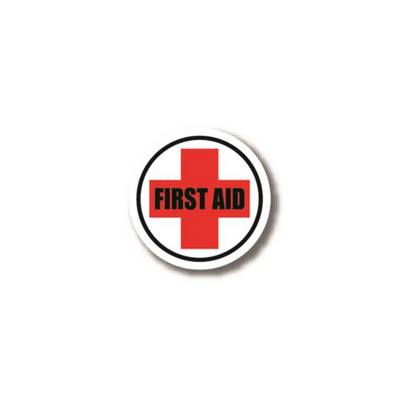 30" CIRCLE SIGNS -  Circle Sign - FIRST AID (Cross) - DSV-SIGN 900 #3090 -UEN
