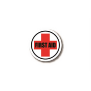 20" CIRCLE SIGNS -  Circle Sign - FIRST AID (Cross) - LS-SIGN 400 #3088 -UEN