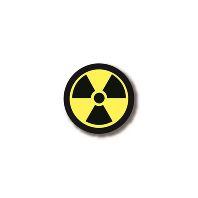 24" CIRCLE SIGNS -  Circle Sign - Radiation Risk - LS-SIGN 576 #3117 -UEN