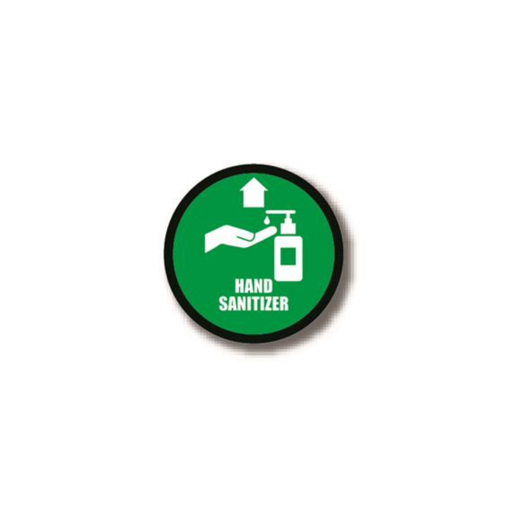 30" CIRCLE SIGNS -  Circle Sign "Hand Sanitizer" - LS-SIGN 900 #3992 -UEN
