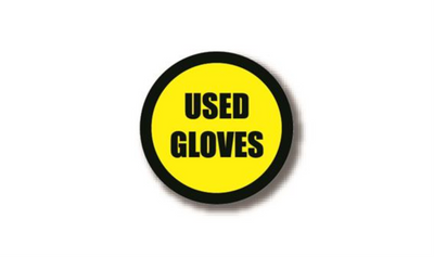 12" CIRCLE SIGNS - Circle Sign "Used Gloves" - LS-SIGN 144 #6158 -UEN