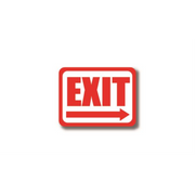 50" x 32" RECTANGLE SIGNS -  Rectangle Sign - Exit - LS-SIGN 1600 #0305 -UEN
