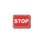 30" x 21" RECTANGLE SIGNS -  Rectangle Sign - Stop - LS-SIGN 630 #0323 -UEN
