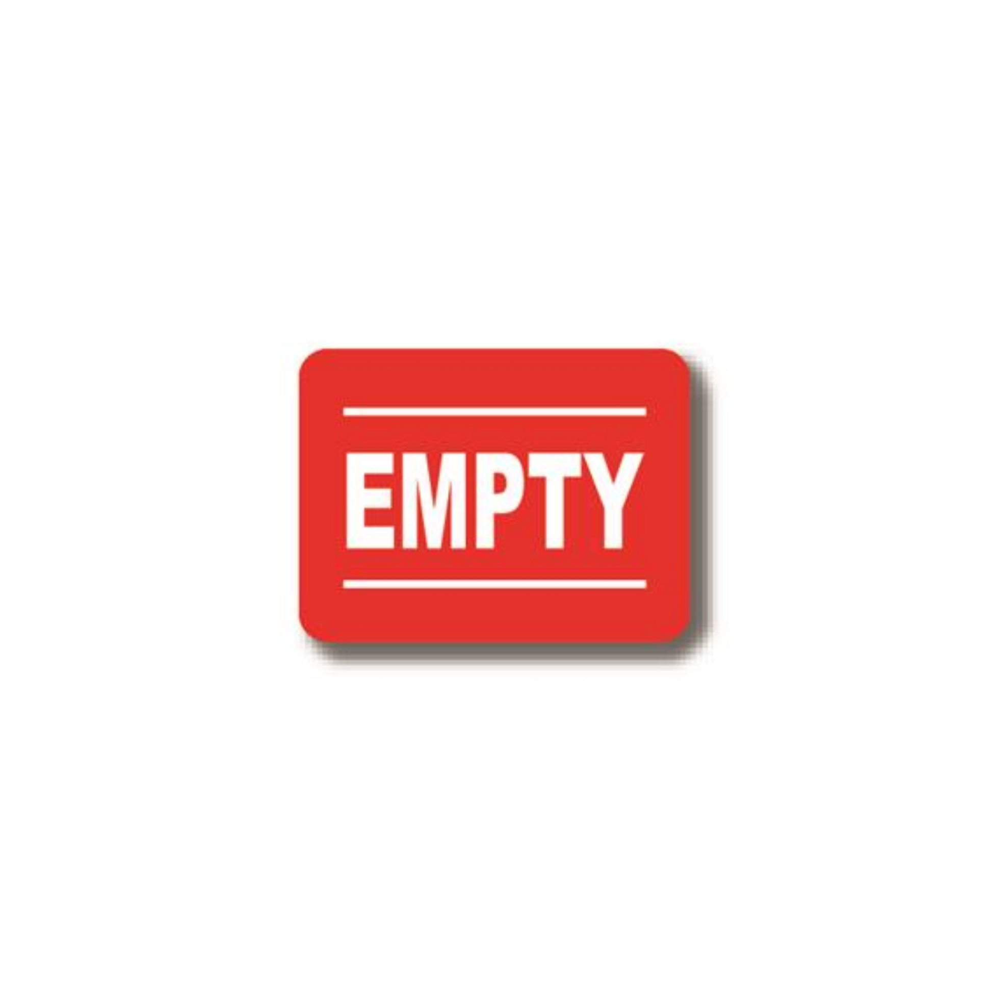 36" x 27" RECTANGLE SIGNS - Rectangle Sign - Empty - LS-SIGN 972 #0339 -UEN