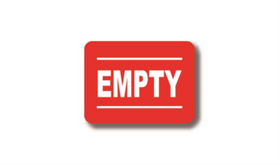 50" x 32" RECTANGLE SIGNS - Rectangle Sign - Empty - LS-SIGN 1600 #0340 -UEN