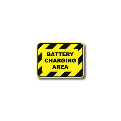 36" x 27" RECTANGLE SIGNS - Rectangle Sign - Battery Charging Area - DSV-SIGN 972 #2103 -UEN