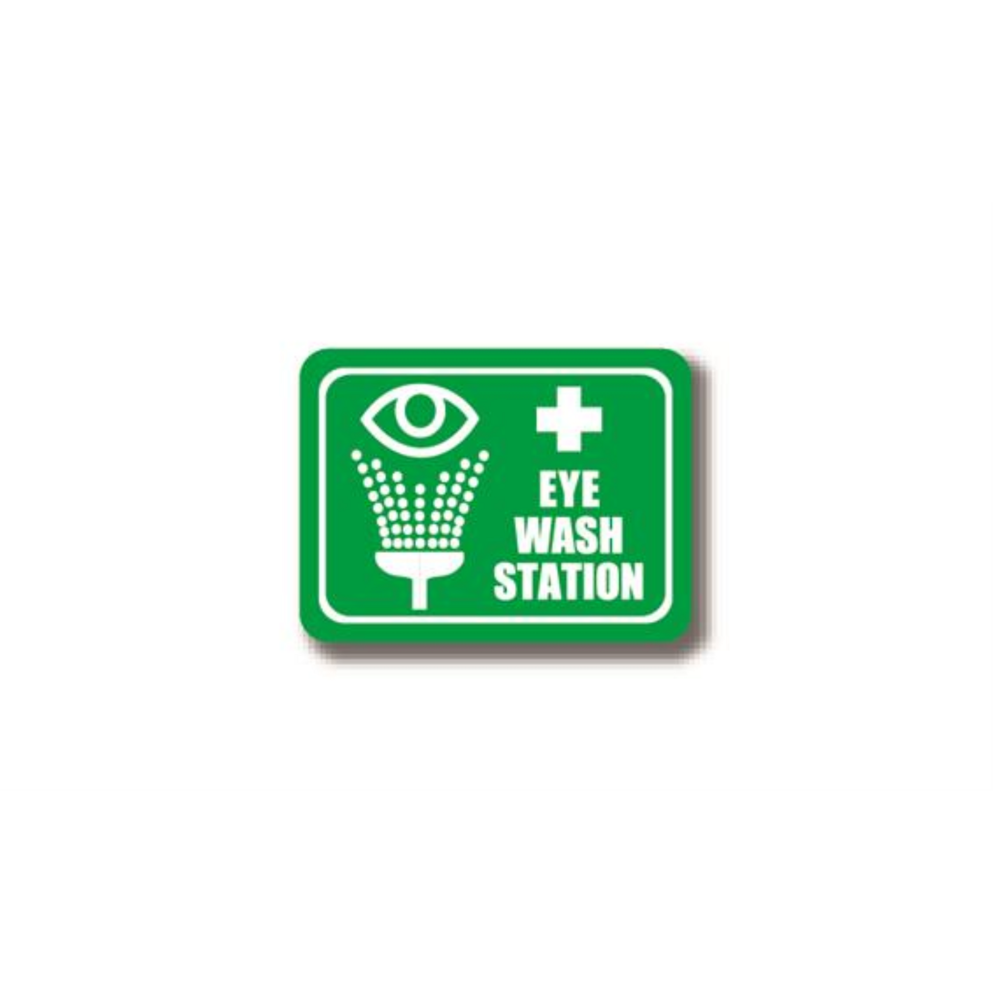 36" x 27" RECTANGLE SIGNS - Rectangle Sign - Eye Wash Station - LS-SIGN 972 #2108 -UEN