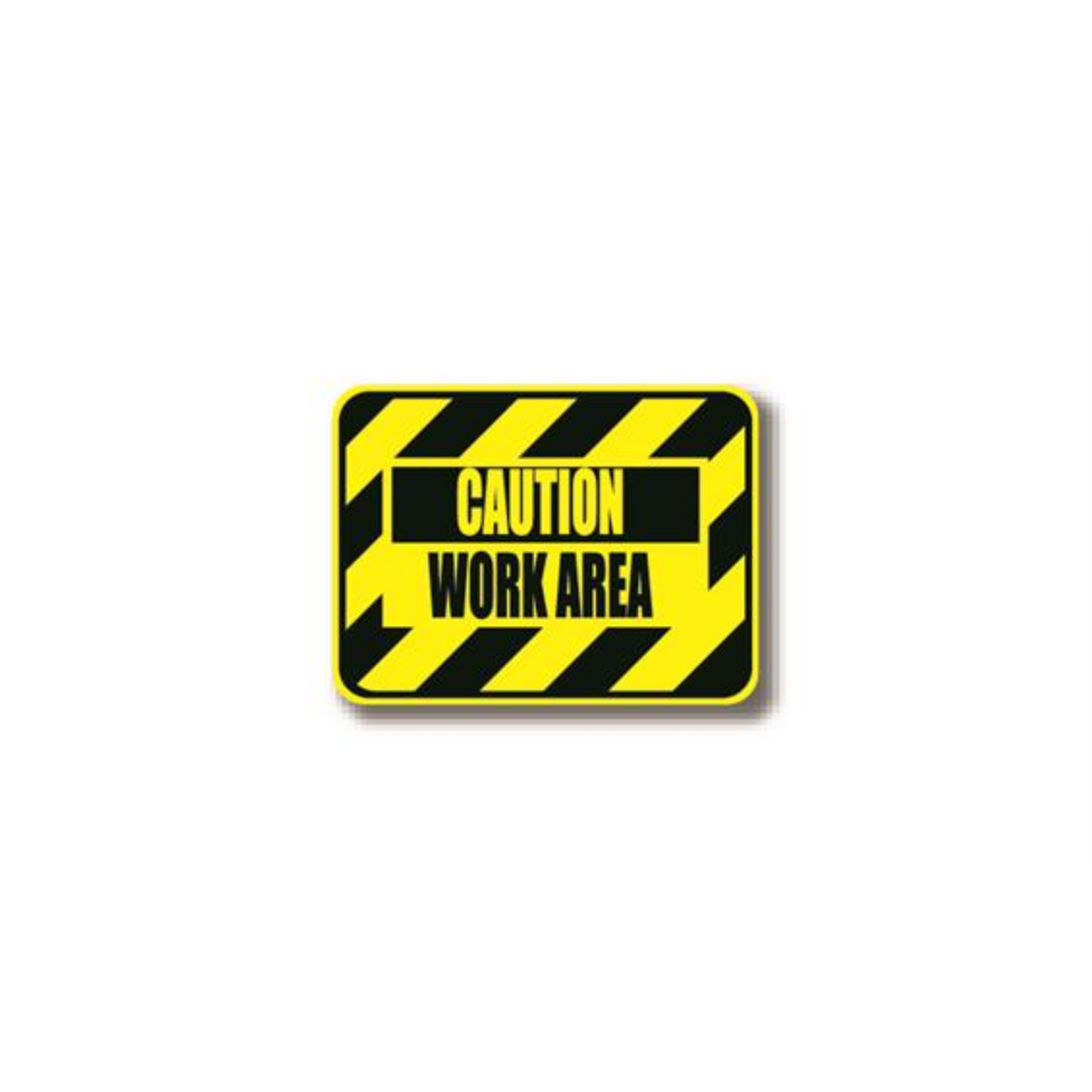 12" x 9" RECTANGLE SIGNS - Rectangle Sign - Caution Work Area - LS-SIGN 108 #2110 -UEN