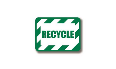 36" x 27" RECTANGLE SIGNS - Rectangle Sign - Recycle - DSV-SIGN 972 #2123 -UEN