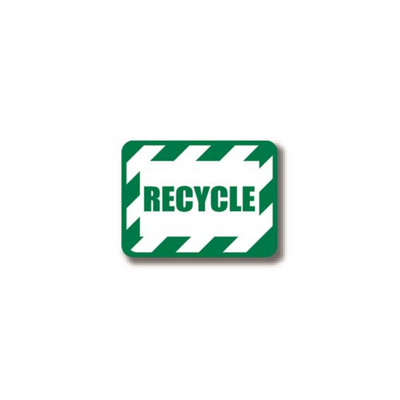 12" x 12" RECTANGLE SIGNS - Rectangle Sign - Recycle - LS-SIGN 144 #7024 -UEN