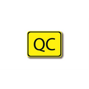 12" x 12" RECTANGLE SIGNS -  Rectangle Sign - QC - DSV-SIGN 144 #7026 -UEN