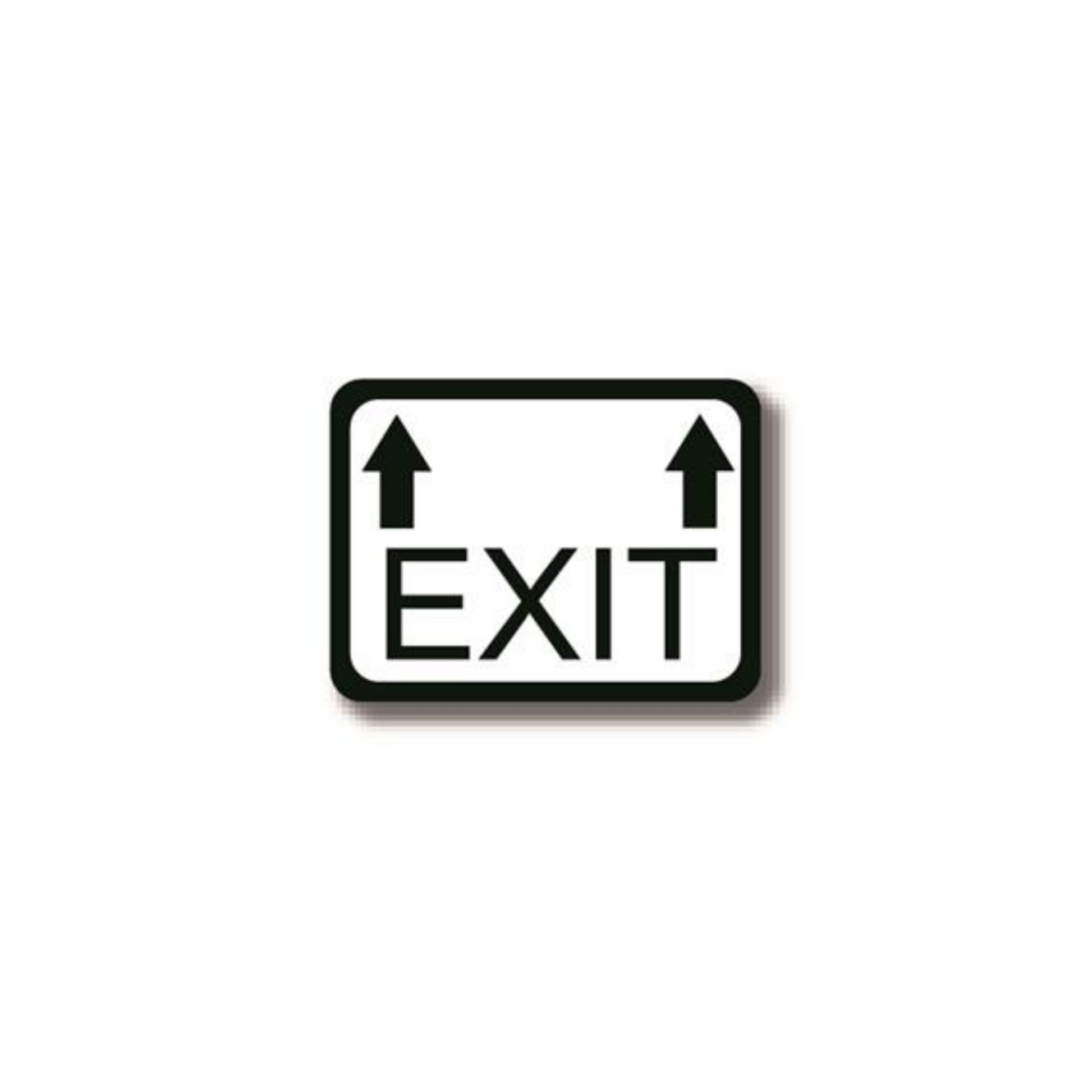30" x 21" RECTANGLE SIGNS - Rectangle Sign - Exit - LS-SIGN 630 #2137 -UEN