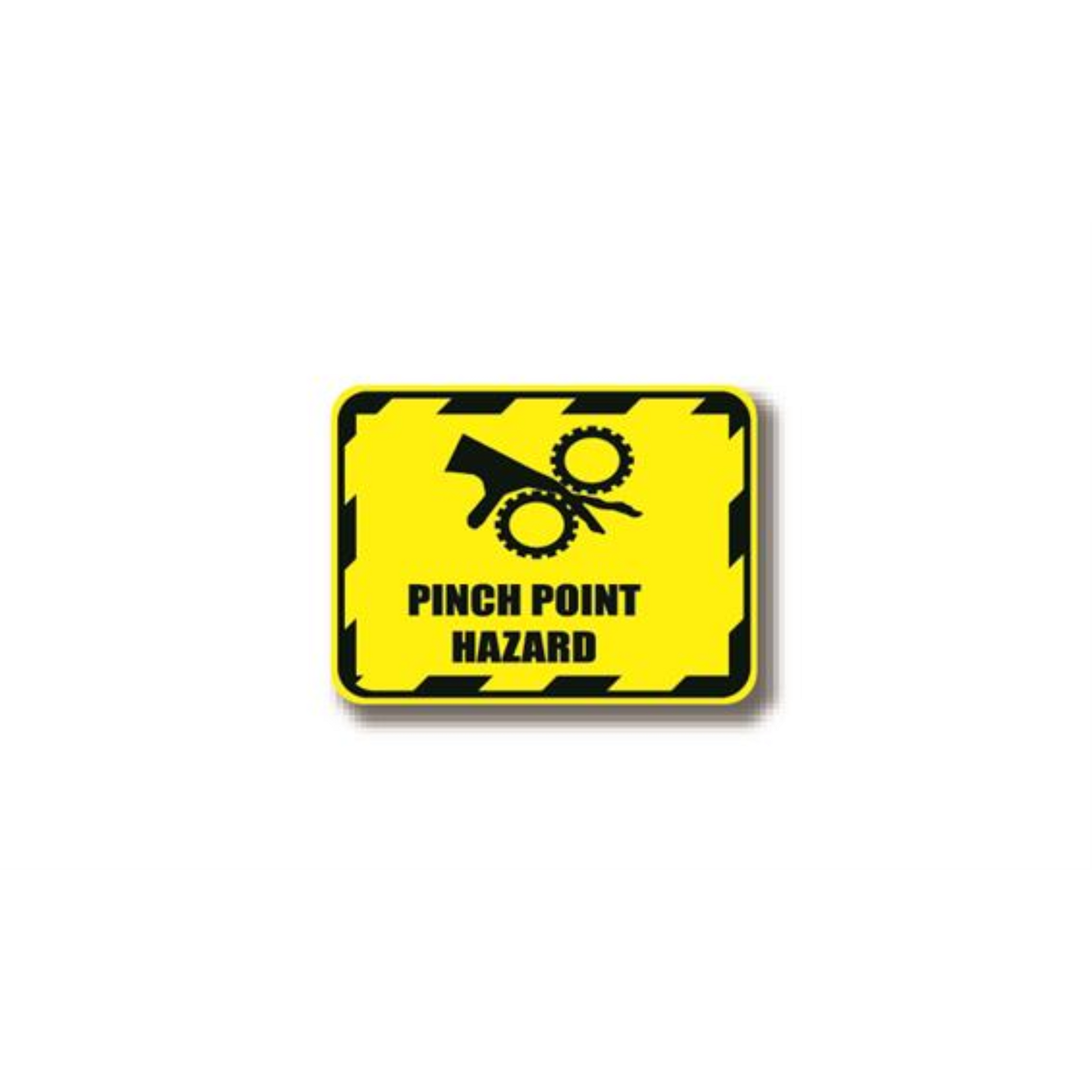 12" x 9" RECTANGLE SIGNS - Rectangle Sign - Pinch Point Hazard - LS-SIGN 108 #2175 -UEN