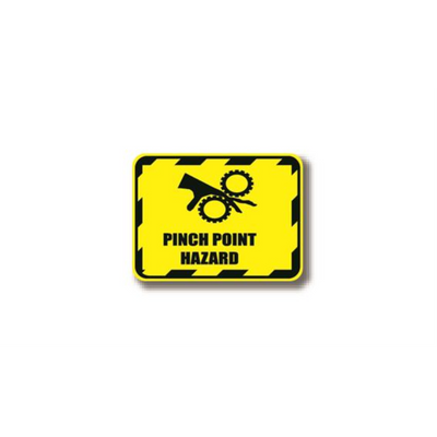 24" x 18" RECTANGLE SIGNS - Rectangle Sign - Pinch Point Hazard - LS-SIGN 432 #2176 -UEN