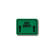 24" x 18" RECTANGLE SIGNS -  Rectangle Sign - Exit Route - LS-SIGN 432 #2211 -UEN