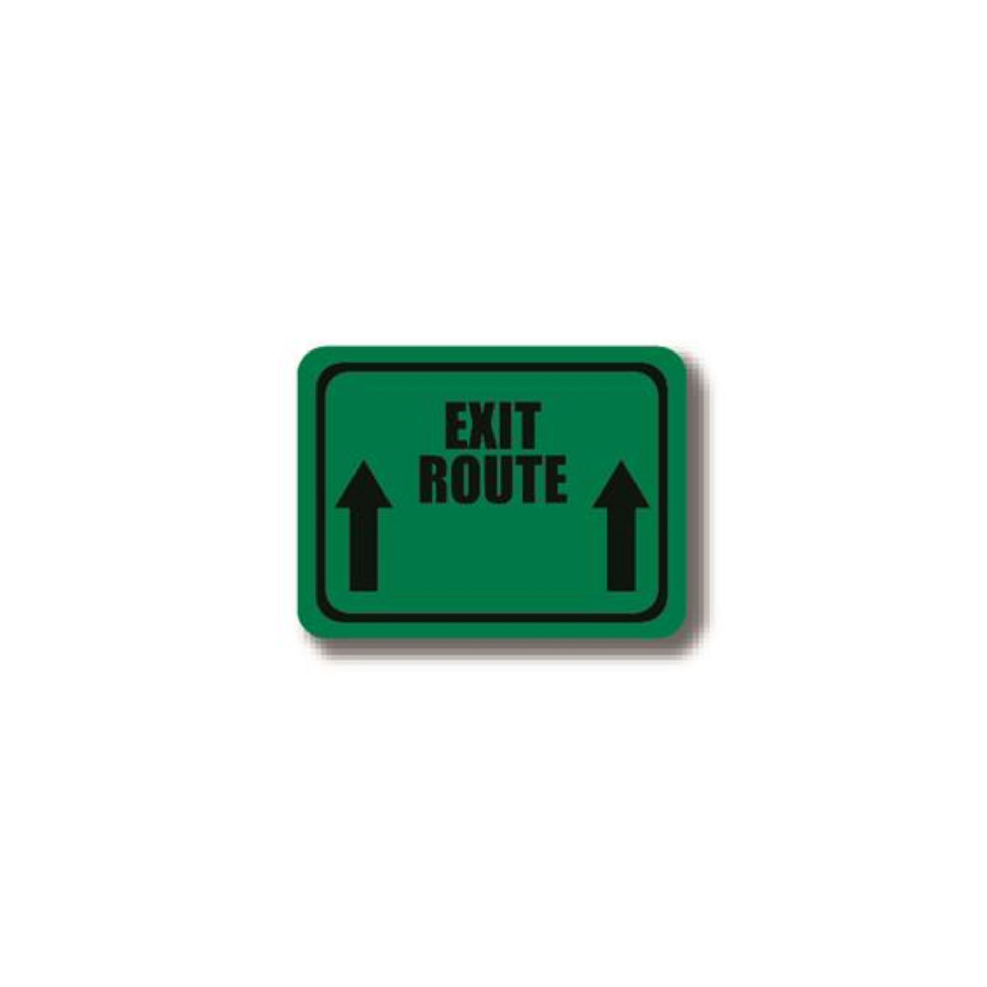 24" x 18" RECTANGLE SIGNS -  Rectangle Sign - Exit Route - LS-SIGN 432 #2211 -UEN