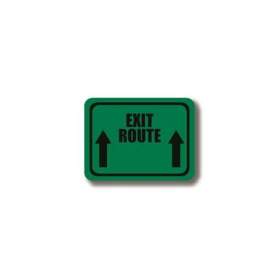 24" x 18" RECTANGLE SIGNS -  Rectangle Sign - Exit Route - LS-SIGN 432 #2211 -UEN