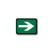 12" x 9" RECTANGLE SIGNS -  Rectangle Sign - Arrow - LS-SIGN 108 #2215 -UEN