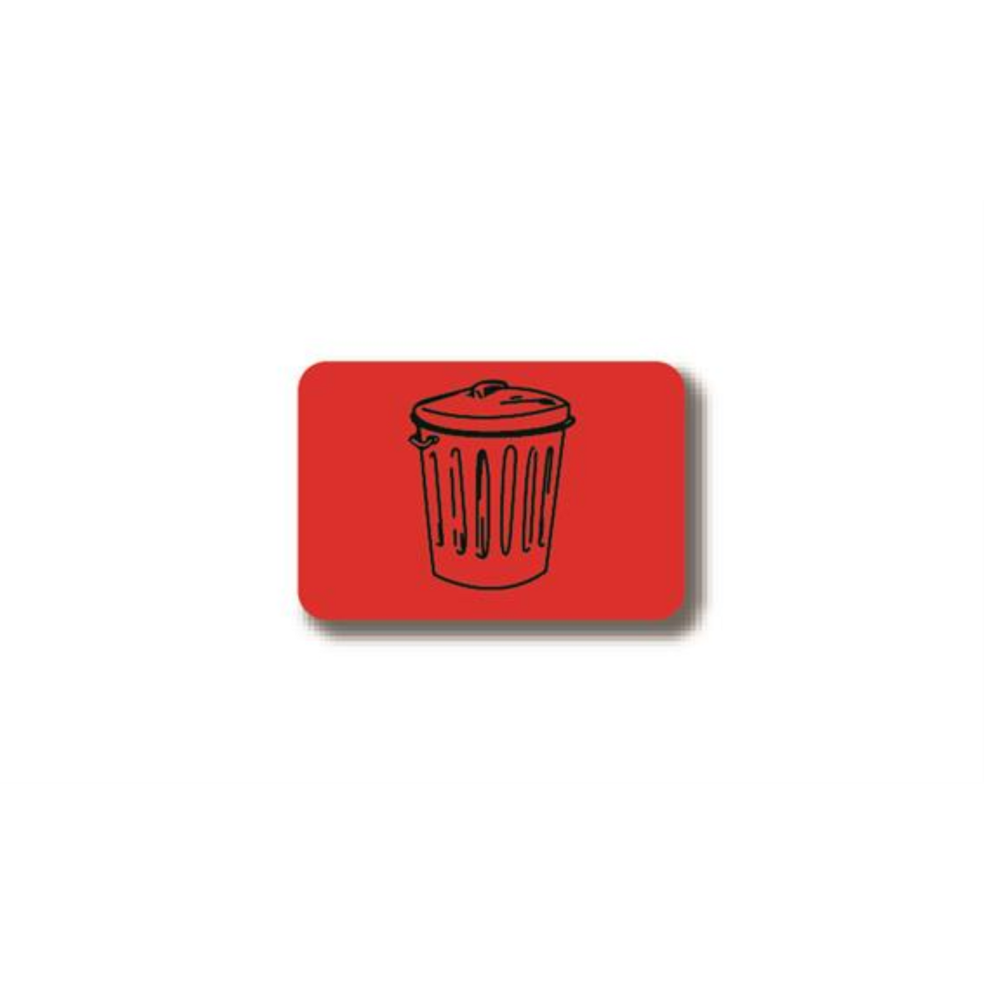 Rectangular Trash Signs 30