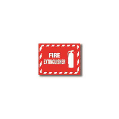 50" x 32" RECTANGLE SIGNS -  Rectangle Sign - Fire Extinguisher - DSV-SIGN 1600 #2245 -UEN