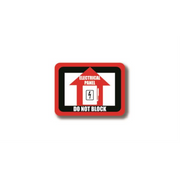 12" x 12" RECTANGLE SIGNS -  Rectangle Sign - Electrical Panel Do Not Block - DSV-SIGN 144 #7049 -UEN