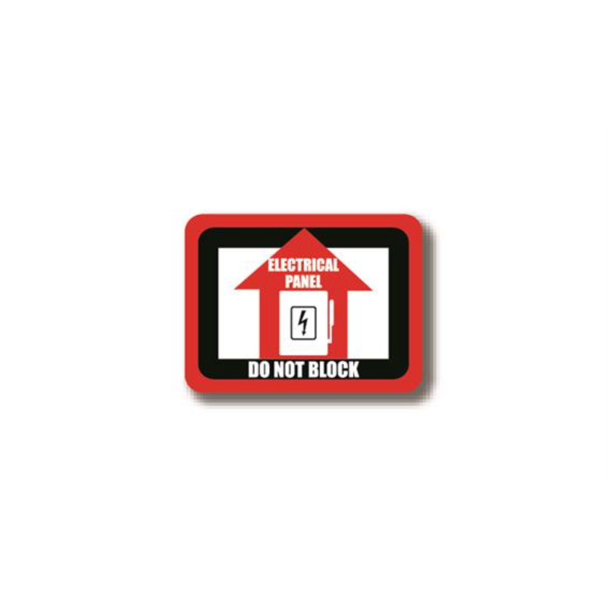 12" x 12" RECTANGLE SIGNS -  Rectangle Sign - Electrical Panel Do Not Block - DSV-SIGN 144 #7049 -UEN
