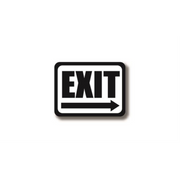 50" x 32" RECTANGLE SIGNS -  Rectangle Sign - Exit - LS-SIGN 1600 #2296 -UEN