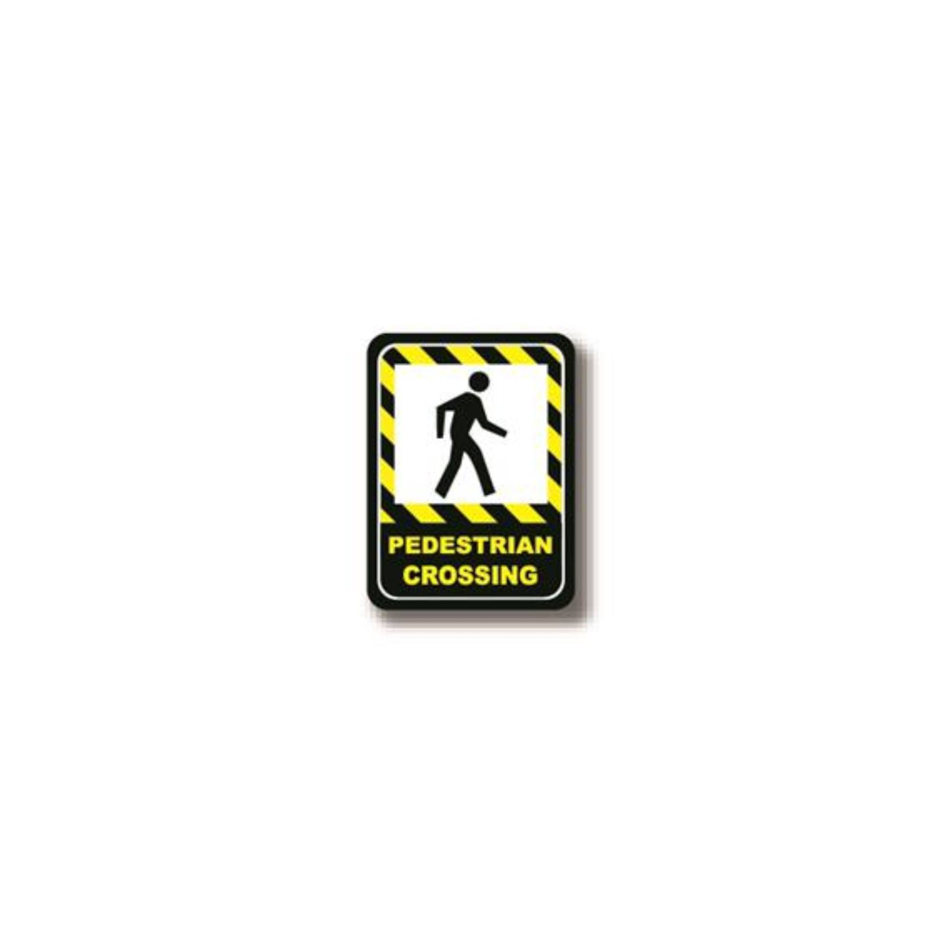 12" x 9" RECTANGLE SIGNS - Rectangle Sign - Pedestrian Crossing - DSV-SIGN 108 #0386 -UEN