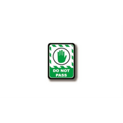 50" x 32" RECTANGLE SIGNS -  Rectangle Sign - Do Not Pass - LS-SIGN 1600 #0400 -UEN