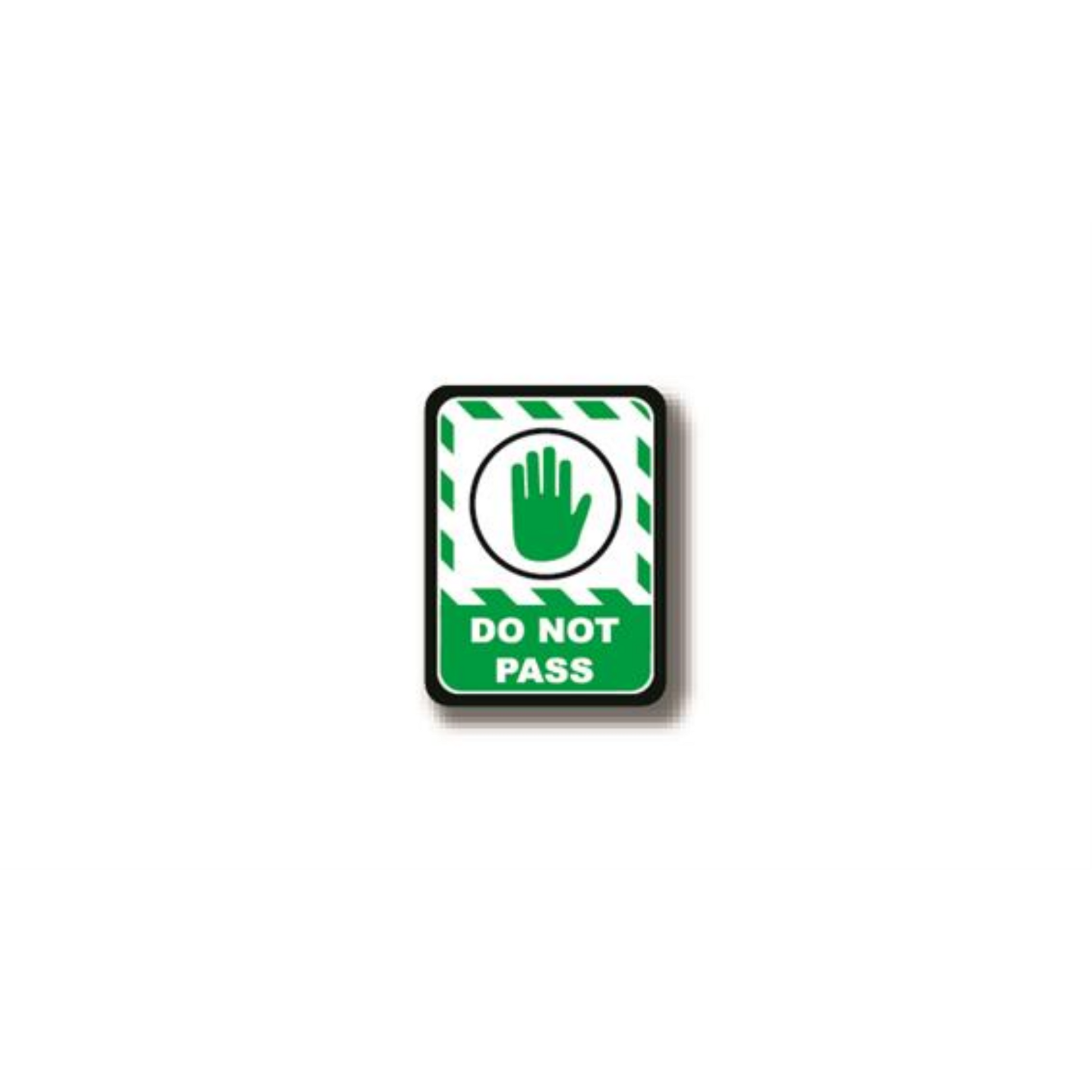 Rectangular Pass/fail Sign 24