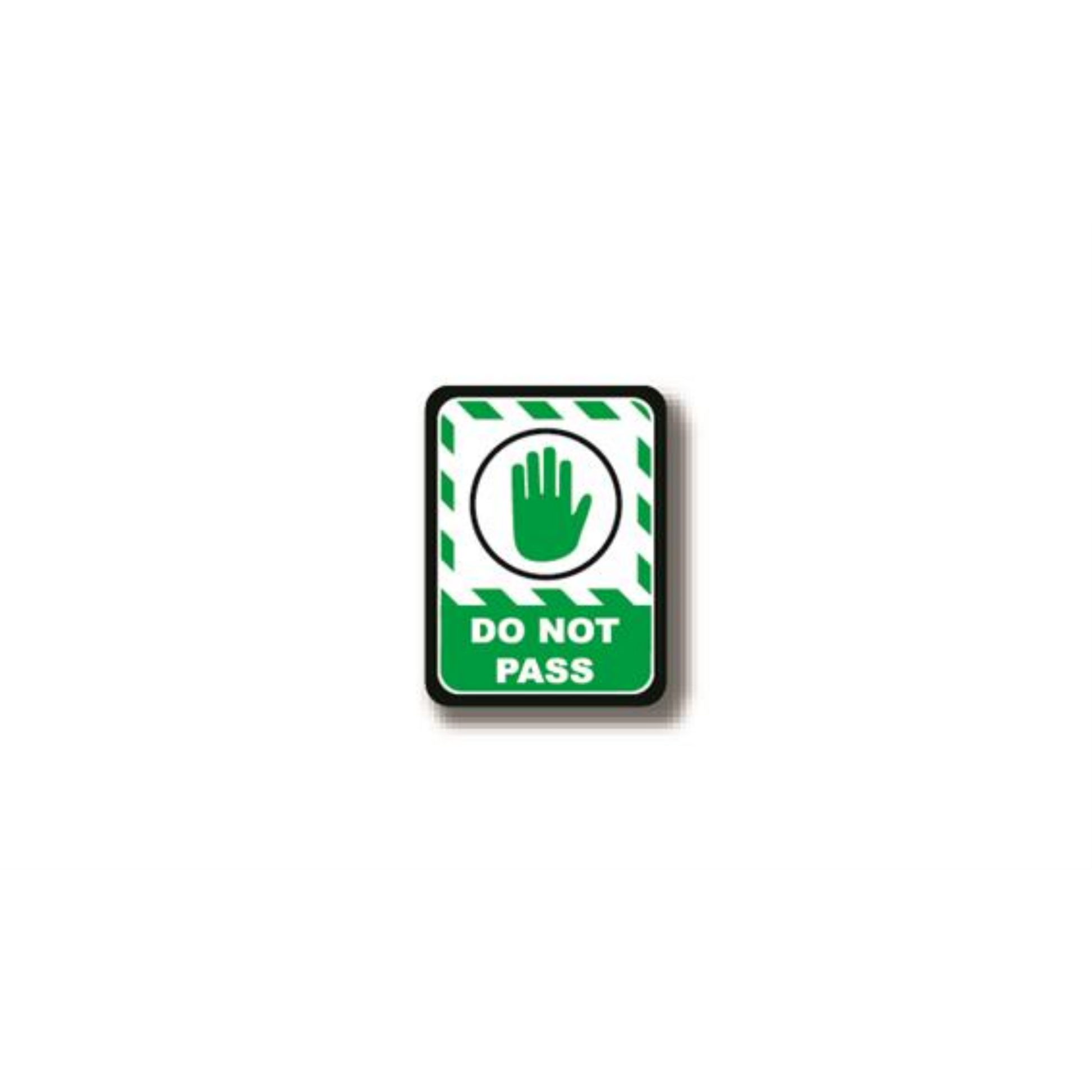 50" x 32" RECTANGLE SIGNS -  Rectangle Sign - Do Not Pass - DSV-SIGN 1600 #0400 -UEN