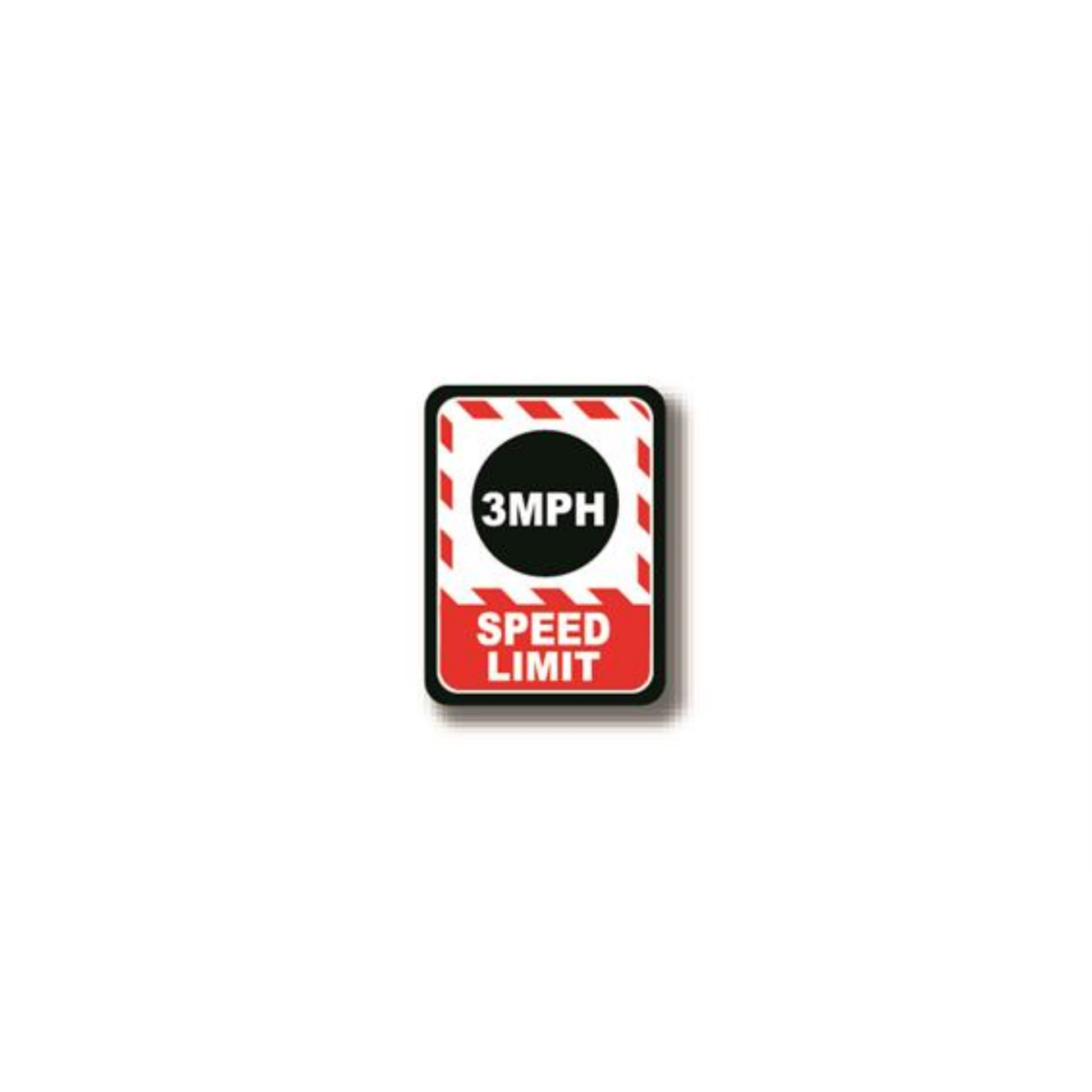 12" x 9" RECTANGLE SIGNS -  Rectangle Sign - 3MPH Speed Limit - DSV-SIGN 108 #0401 -UEN