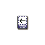 12" x 12" RECTANGLE SIGNS -  Rectangle Sign - Traffic Flow - DSV-SIGN 144 #7057 -UEN