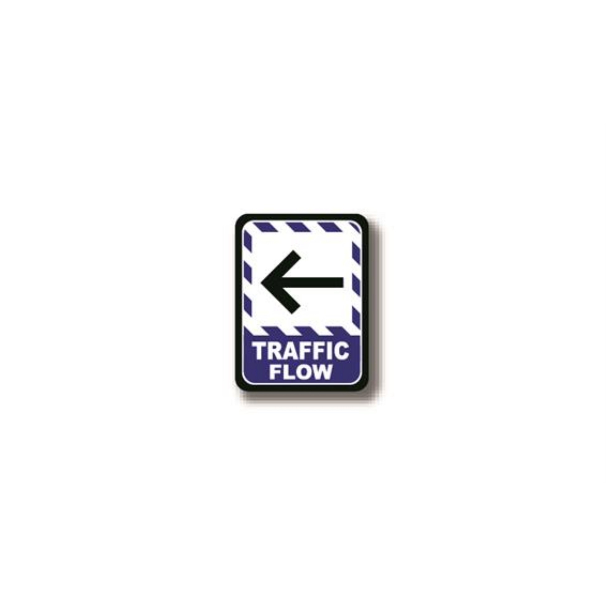 24" x 18" RECTANGLE SIGNS -  Rectangle Sign - Traffic Flow - DSV-SIGN 432 #0407 -UEN