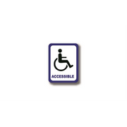 50" x 32" RECTANGLE SIGNS -  Rectangle Sign - Accessible - DSV-SIGN 1600 #0420 -UEN