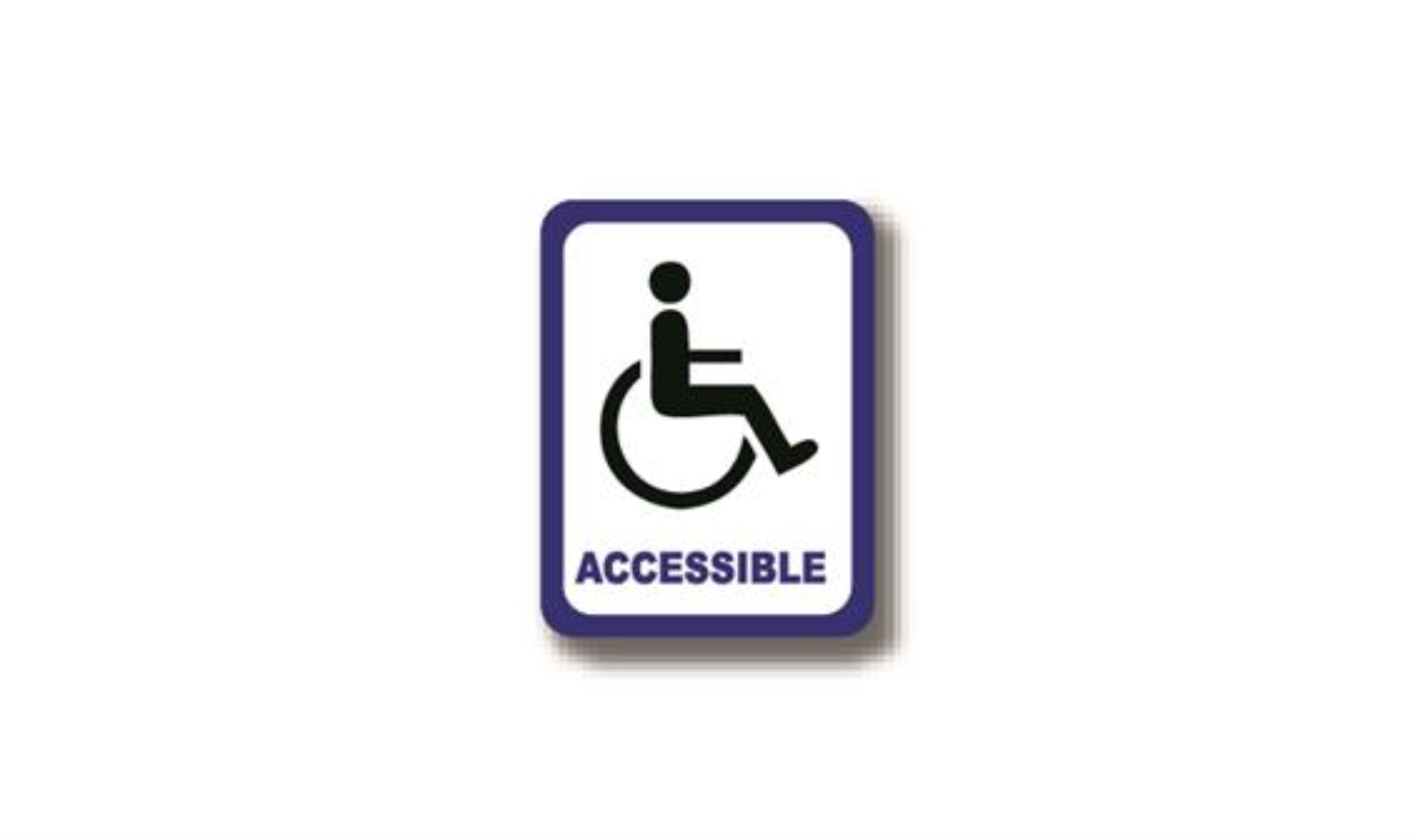 Rectangular Ada Sign 12