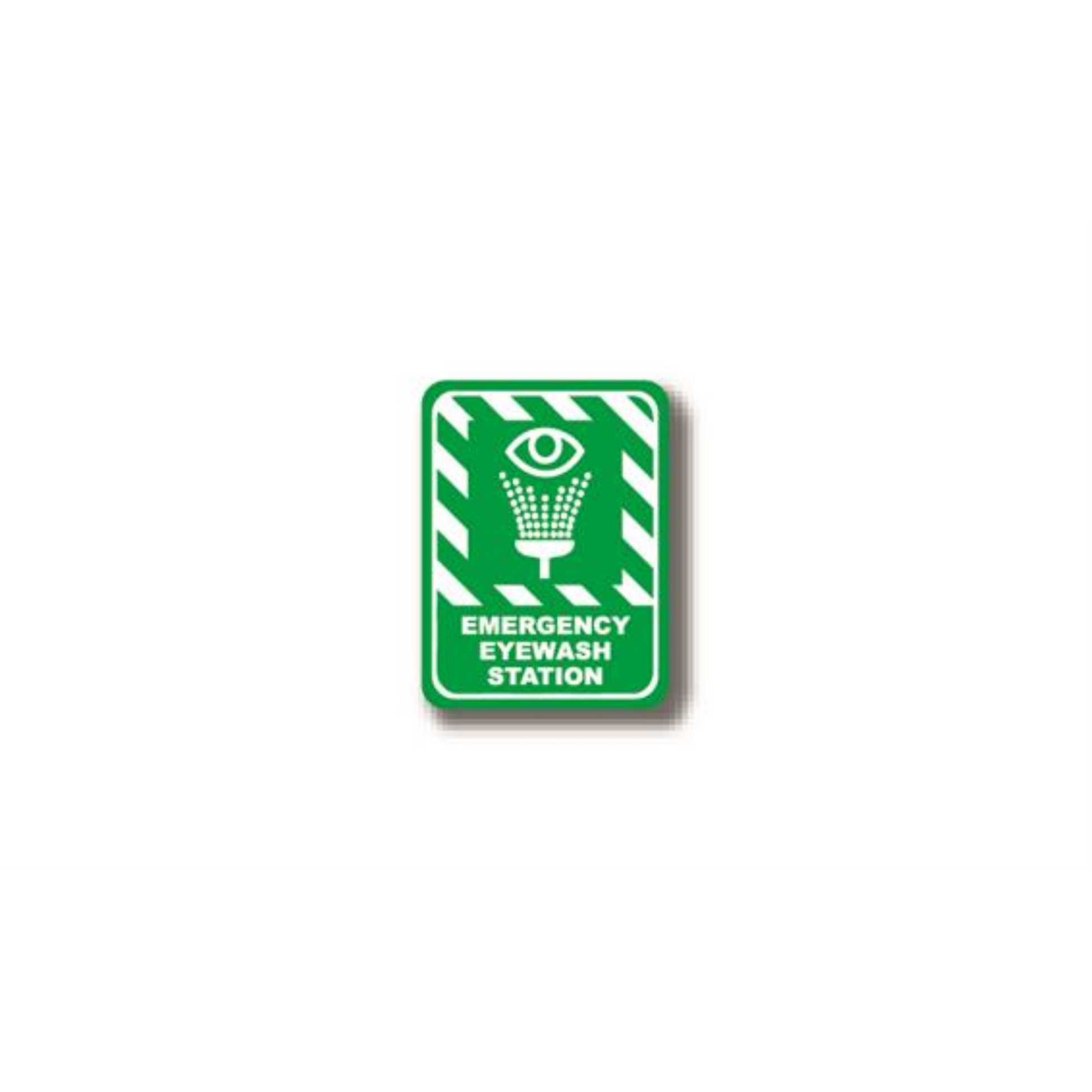 24" x 18" RECTANGLE SIGNS -  Rectangle Sign - Emergency Eyewash Station - LS-SIGN 432 #2237 -UEN