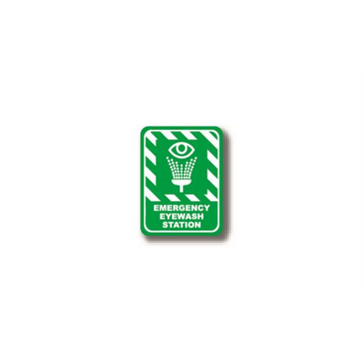 50" x 32" RECTANGLE SIGNS - Rectangle Sign - Emergency Eyewash Station - LS-SIGN 1600 #2240 -UEN