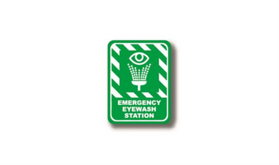 24" x 18" RECTANGLE SIGNS - Rectangle Sign - Emergency Eyewash Station - DSV-SIGN 432 #2237 -UEN