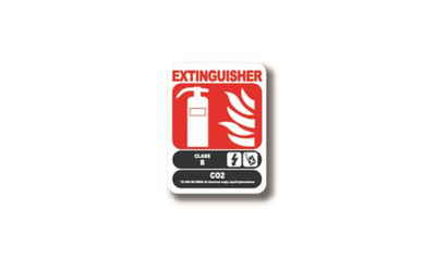 30" x 21" RECTANGLE SIGNS - Rectangle Sign - EXTINCTEUR - LS-SIGN 630 #2248 -UEN