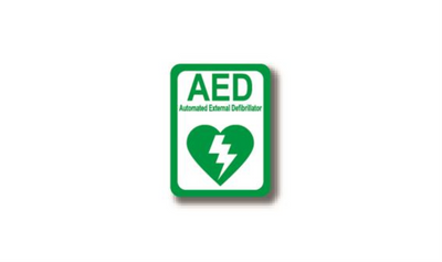 50" x 32" RECTANGLE SIGNS - Rectangle Sign - AED - LS-SIGN 1600 #2291 -UEN