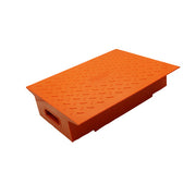 Hose Bridge System Tunnel Connector - 3" - Orange - UHB2025TC