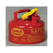 Eagle Type I Steel Safety Can for Flammables - 1 Gallon - Flame Arrester - Red - UI10S