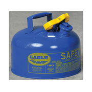 Eagle Type I Steel Safety Can for Kerosene - 2 Gallon - Flame Arrester - Blue - UI20SB