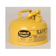 Eagle Type I Steel Safety Can for Diesel - 2 Gallon - Flame Arrester - Yellow - UI20SY