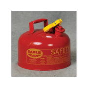 Eagle Type I Steel Safety Can for Flammables - 2.5 Gallon - Flame Arrester - Red - UI25S