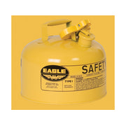 Eagle Type I Steel Safety Can for Diesel - 2.5 Gallon - Flame Arrester - Yellow - UI25SY