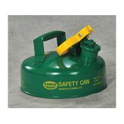 Eagle Type I Steel Safety Can for Combustibles - 2 Quart - Flame Arrester - Green - UI4SG