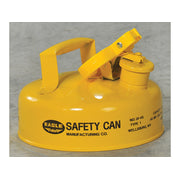 Eagle Type I Steel Safety Can for Diesel - 2 Quart - Flame Arrester - Yellow - UI4SY